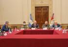 El gobernador Perotti encabezó una reunión de trabajo para abordar nuevas estrategias de seguridad