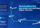 La obra del acueducto San Javier-San Cristóbal-Ceres-Tostado beneficiará a más de 100.000 vecinos del norte provincial