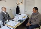 Calvo se reunió con el nuevo jefe de la EPE Rafaela