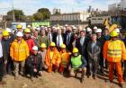 Perotti y Fernández participaron del inicio de obras para la ampliación de las Plantas Potabilizadoras de Santa Fe y Granadero Baigorria