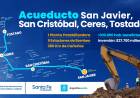 La licitación del Acueducto San Javier - San Cristóbal – Ceres - Tostado se realizará el 12 de agosto