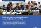 Capacitación en Gestión de Fortalecimiento Institucional para Organizaciones Sociales de Santo Tomé y Sauce Viejo