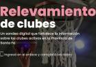 La provincia extendió el relevamiento digital de clubes