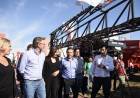El ministro de transporte Diego Giuliano participó de la inauguración de Agroactiva