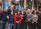 Agenda productiva: Perotti y Massa recorrieron la planta de la empresa de electrodomésticos Liliana
