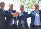 Perotti y Schiaretti rubricaron el acuerdo para el comienzo del acueducto biprovincial