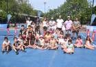 La Copa Davis en Rosario: niños, niñas y adolescentes fueron protagonistas de una actividad de aprendizaje y recreación