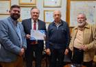El Senador Felipe Michlig recibió a representantes de la filial DAIA Santa Fe