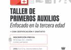 La Municipalidad ofrecerá talleres de Primeros Auxilios enfocados en la tercera edad