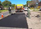 Bacheo: los trabajos continúan en tres importantes puntos de la ciudad