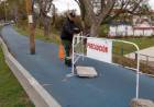 El municipio insta a circular con precaución por el circuito aeróbico del Parque del Sur