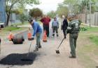 Bacheo en Esmeralda Este: “Queremos que los vecinos puedan transitar normalmente”, dijo Poletti