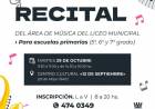 Recital del área de Música del Liceo Municipal
