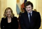 Milei se reunió con la premier italiana Giorgia Meloni