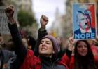 Miles de personas marcharon en contra del presidente Trump a horas de su asunción