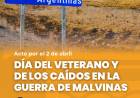 Sauce Viejo recuerda los veteranos y caídos en la Guerra de Malvinas