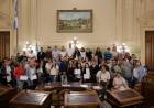Visita de entidades intermedias de San Justo a la Cámara de Senadores