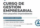 Inscripciones abiertas para el Curso de Gestión Empresarial