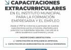 Capacitaciones Extracurriculares en el Instituto Municipal para la Formación Empresaria y el Empleo