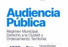 Ya está disponible el enlace de inscripción para la audiencia pública sobre los regímenes municipales