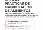 La Municipalidad abre la inscripción al curso de Manipulación de Alimentos