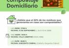 La Municipalidad invita a participar de nuevos talleres de compostaje domiciliario