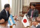 Pullaro recibió al embajador de Japón en Argentina