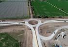 El Gobierno Provincial construye dos nuevas rotondas para mejorar la seguridad vial en la Ruta 4