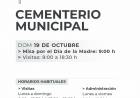 Día de la Madre: Misa y horario especial en el Cementerio Municipal