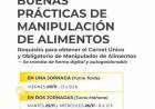 La Municipalidad abre la inscripción al curso de Manipulación de Alimentos