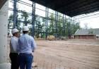 Javkin recorrió los avances de obra del nuevo estadio Arena en la ex Rural