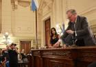 En el marco de la nueva Constitución Provincial Felipe Michlig fue reelecto como Presidente Provisional del Senado