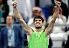 Alcaraz le dio una paliza a Fils y ganó el ATP 500 de Doha