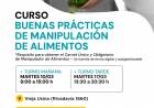 La Municipalidad informa que se encuentran abiertas las inscripciones para el curso de Buenas Prácticas de Manipulación de Alimentos