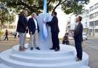 La Municipalidad homenajeó a Cosme Maciel a 214 años del primer izamiento de la bandera argentina