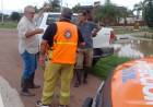 Villa Minetti: la Provincia despliega un operativo integral ante lluvias que superaron los 200 milímetros