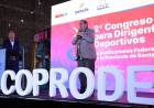 Poletti participó de la apertura del 2° Congreso para Dirigentes Deportivos en La Redonda