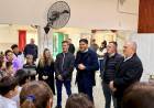 Maximiliano Pullaro visitó el dpto. Castellanos