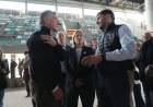 Pullaro y Macri recorrieron una de las obras emblemáticas para los Juegos Suramericanos: el Estadio Multipropósito de Santa Fe