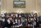 Alumnos de la EESO N° 525 “Camilo Aldao” de Bella Italia, fueron ciudadanos en el Senado