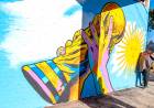 Con un destacado mural de Messi y la Copa del Mundo se inauguró la Plaza de Bolsillo número 100 de la ciudad