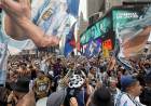 La Argentina copó Times Square con un banderazo multitudinario