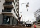 Avanza la colocación de más de 400 nuevas luminarias led en la Villa Olímpica y el Parque Héroes de Malvinas