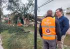 La Provincia asiste a las localidades de Las Rosas y San Genaro tras el temporal