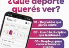 Una app para vivir los Juegos desde el celular