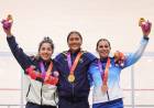 Ciclismo Pista en los Juegos: Stefany Cuadrado y Daniela Colilef celebraron en el Velódromo de Rafaela