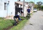 La Municipalidad ya intervino más de 6.000 metros de zanjas en los barrios El Tránsito y San Martín