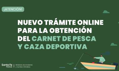 Nuevo trámite online para el carnet de pesca y caza deportiva