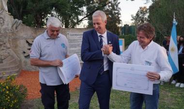 Scarpin entregó reconocimientos a ex combatientes de General Obligado