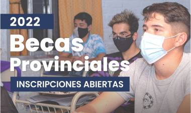 La provincia abrió la inscripción al Programa Provincial de Becas educativas 2022